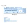 130Keys PBT Keycap Pudding OEM Profile Backlit for RGB Mechanical Keyboard