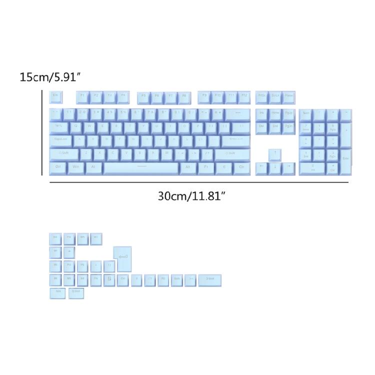 130Keys PBT Keycap Pudding OEM Profile Backlit for RGB Mechanical Keyboard