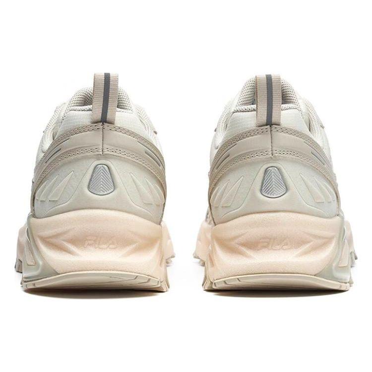 FILA Lynx Comfortable Fabric Leather Low-Top Casual Running Shoes Women sneaker Beige A12W241205FAW