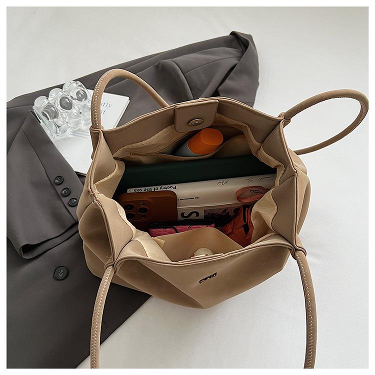 Retro Tragetasche mit großem Fassungsvermögen - Vielseitige, lässige Schultertasche für Damen