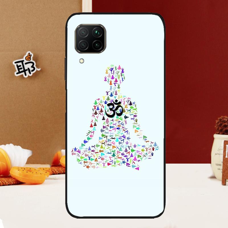 Aum Om Namaste Symbol Zen Yoga For Huawei Nova 10 9 SE 3i 7i 8i 11i 12i Y60 Y61 Y70 Y72 Y73 Y90 Y91 P20 P30 P40 Lite Case