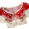 False Collar Lace Shawl Wrap Yunjian Collar Detachable Embroidery Hanfu Floral Decorative Chinese Yunjian Tassels DXAA