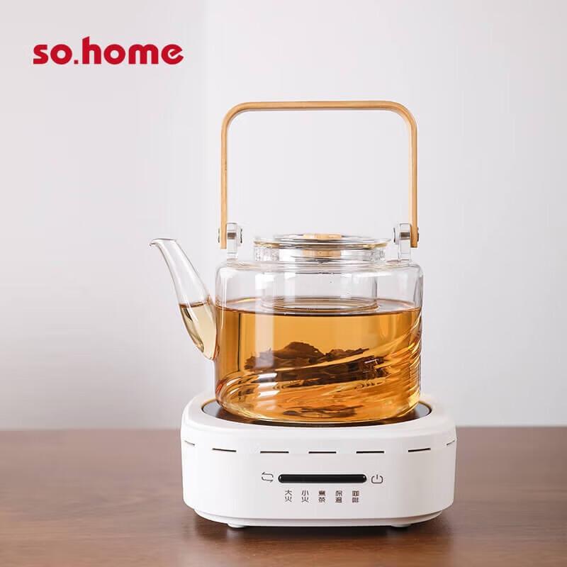 Sohome Mountain & Sea Glass Boiling Tea Pot, 800ml