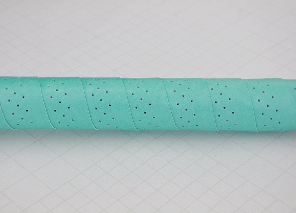 UPANBIKE Bicycle Handlebar Tape with Ventilation Premium Synthetic PU for Road Bikes and Stationary Bikes of Blue Holes, (Set 2),