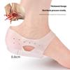 1Pairs Silicone Heel Protectors Metatarsal Pads Forefoot Gel Heel Pad Plantar Fasciitis Foot Pain Relieve Blister Protector