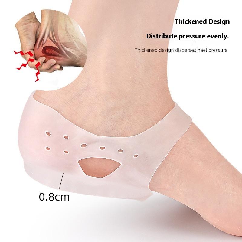 1Pairs Silicone Heel Protectors Metatarsal Pads Forefoot Gel Heel Pad Plantar Fasciitis Foot Pain Relieve Blister Protector
