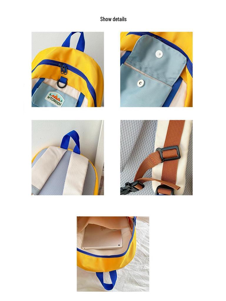 New 2025 Large Capacity Schoolbag for Boys & Girls Grades 1-6 - Perfect for Back-to-School Elementary Students