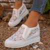 Fashion Comfortable Women Loafers Sandals Lace Slip On Walking Shoes White Designer Casual Shoes Ballet Sandals Women Shoes for Women