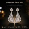 Orecchini Pendenti Lunghi in Argento Sterling S925 Zircone Stile Lusso Leggero 2026