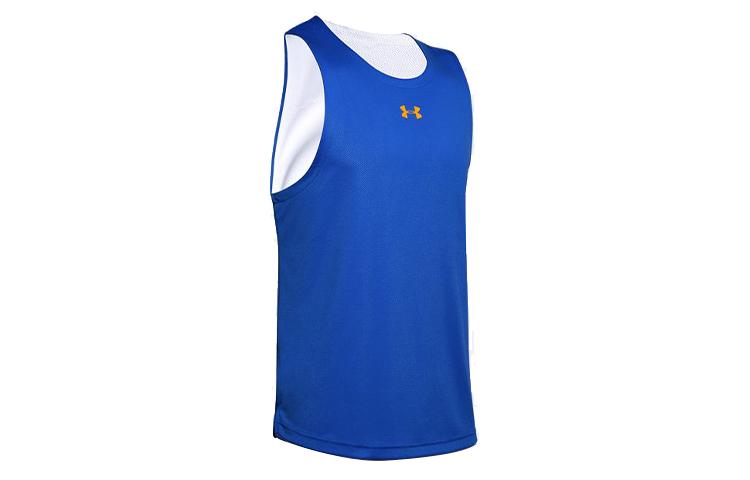 Баскетбольная майка Under Armour Baseline Мужская Синий Unsax Умеренный Прямой крой 1351288-486 XXXL