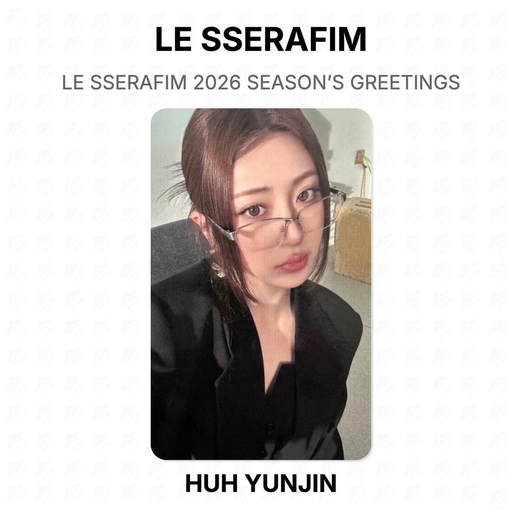 LE SSERAFIM 2026 SEASON’S GREETINGS Official Photocard