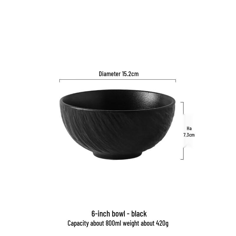 Premium Stone Pattern Ceramic Bowl