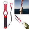 Fish Lip Gripper Split Ring Fishing Tool with Lanyard Non-Slip Handle Fish Lip Grip Tool Fish Scales Professional Fish Holder