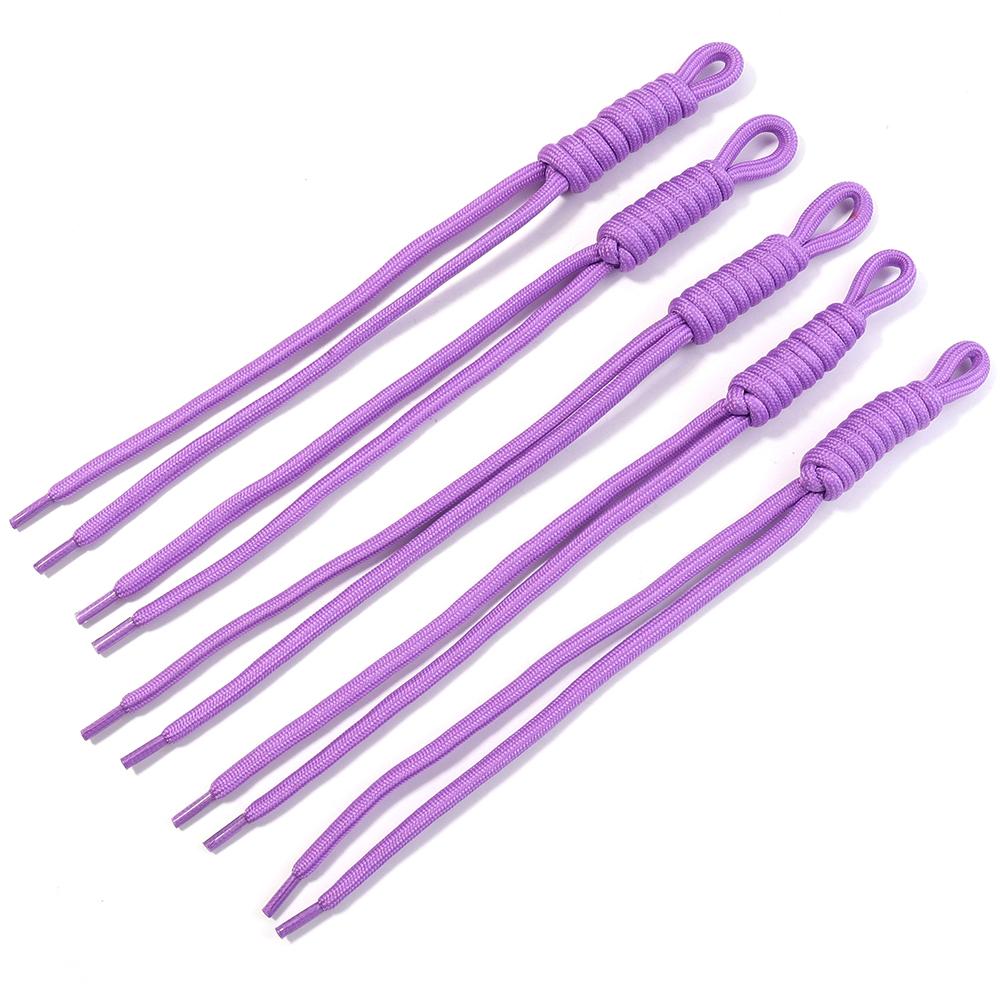 5 szt. Ręcznie robiony nylonowy pleciony sznurek Kolorowy pleciony smycz do wyrobu biżuterii DIY Torby Zawieszka Brelok Plecione sznurki Rękodzieło