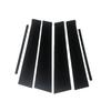 6Pcs Car Door Window Pillar Posts Trim Covers Sticker For KIA Sportage R 2011 2012 2013 2014 2015 2016 2017 2018