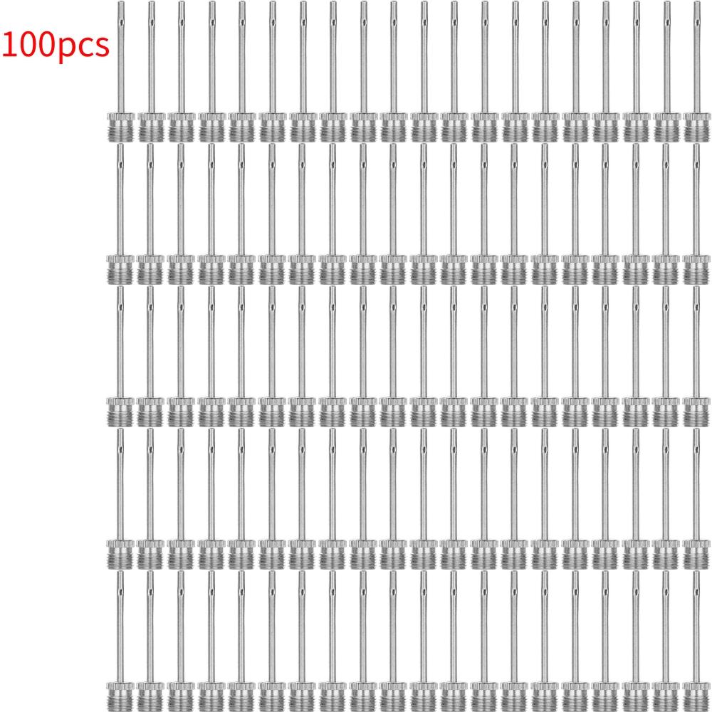 Sport Ball Inflating Pump Needle For Football Basketball Inflatable Adaptor Steel Pump Pin Ball Needle Inflating Pump Needle