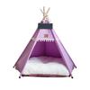 With Thick Cushion Cat Teepee Tent Washable Pet Tent Kennel Pet Bed Dog Tent Bed  Indoor Use
