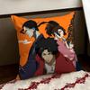 SSamurai CChamploo Anime Cushion Cover Reversible Soft Durable Pillow Cover Home  Car MultiScene Use for Daily Comfort