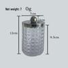 Diamond Pattern Cotton Pad Organizer with Wooden Lid - Multi-Purpose Desktop Storage Box