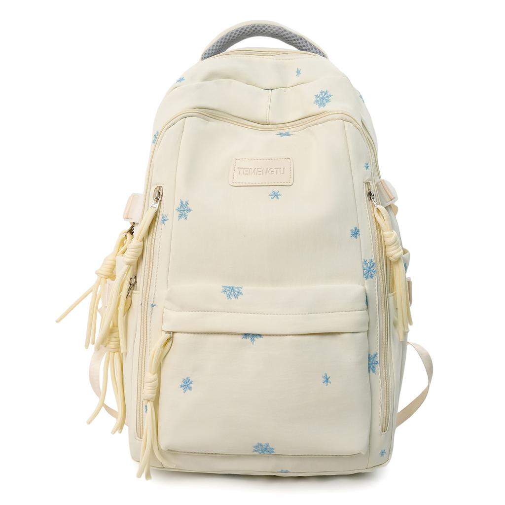 Schoolbag wholesale junior high school girls 1011 new high value ins style simple high school students large capacity backpack