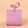 PU Leather Dog Poop Bag Dispenser Hangable Portable Dog Waste Bag Cover Solid Color Puppy Garbage Bags Holder