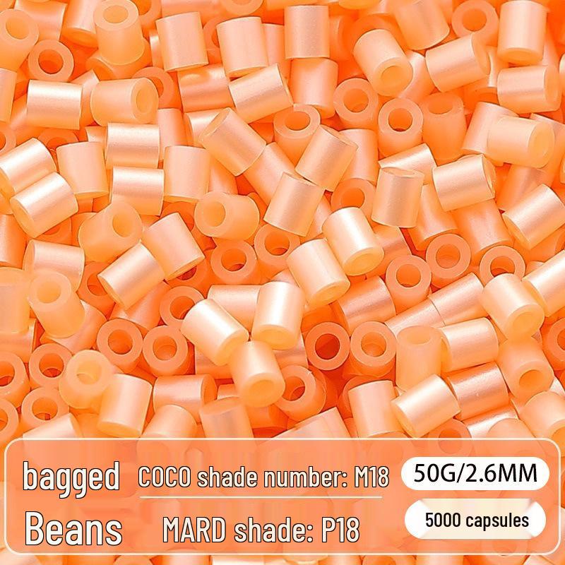 Mard Family Perler Beads P Series Pearlescent Colors 2.6mm Refill Pack - 50g Fused Beads