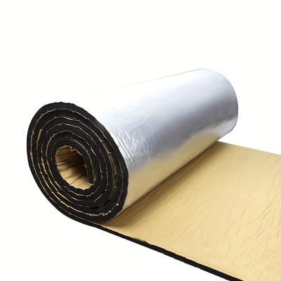 Brandwerende Warmte-Isolerende Geluiddichte Mat 5mm 10mm Vierkant Aluminiumfolie Auto Geluiddempend Katoen Auto Motorkap Geluidsisolatie