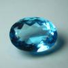 Natural Blue Aquamarine Loose Gemstone 10.25 Ct Oval Shape for Jewelry Making and Gem Collections