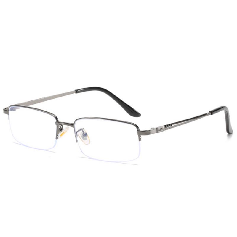 

0 -0.5 -1.0 To -6 Metal Full Frame Square Student Myopia Glasses With Degree Square Reader Eyeglasses +1.0 +2.0 To +4.0 Reading plus 4