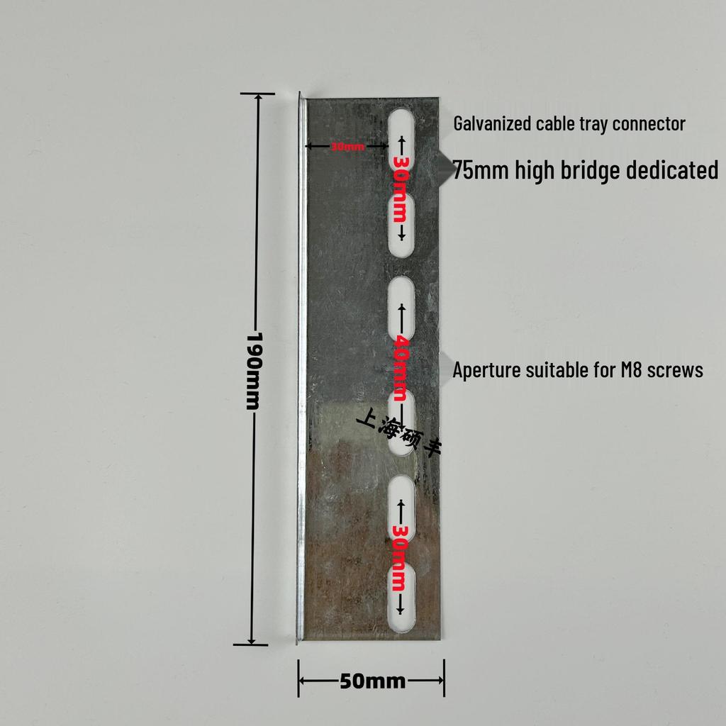 M8 Galvanized Flat Head Carriage Screw for Cable Tray and Trunking