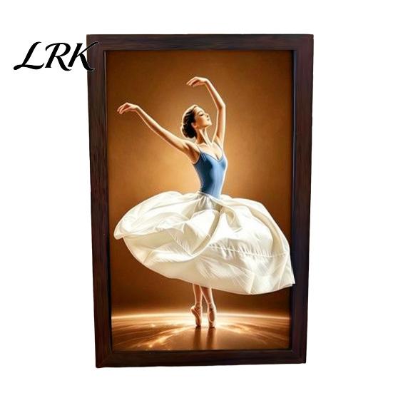 Elegant Tissue Box for Home Walnut Wood Box, with Artistic Ballet Dancer Skirt Design, Design Multipurpose Paper Towel Holder Decor Entryway