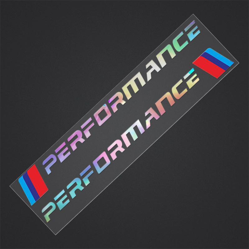 Car Body Decoration Sticker Modified Glass Trunk Stickers for BMW M Performance E36 E60 E90 X2 X1 X3 X5 E46 E39 E70 M3 M6 M5 MPSGW1