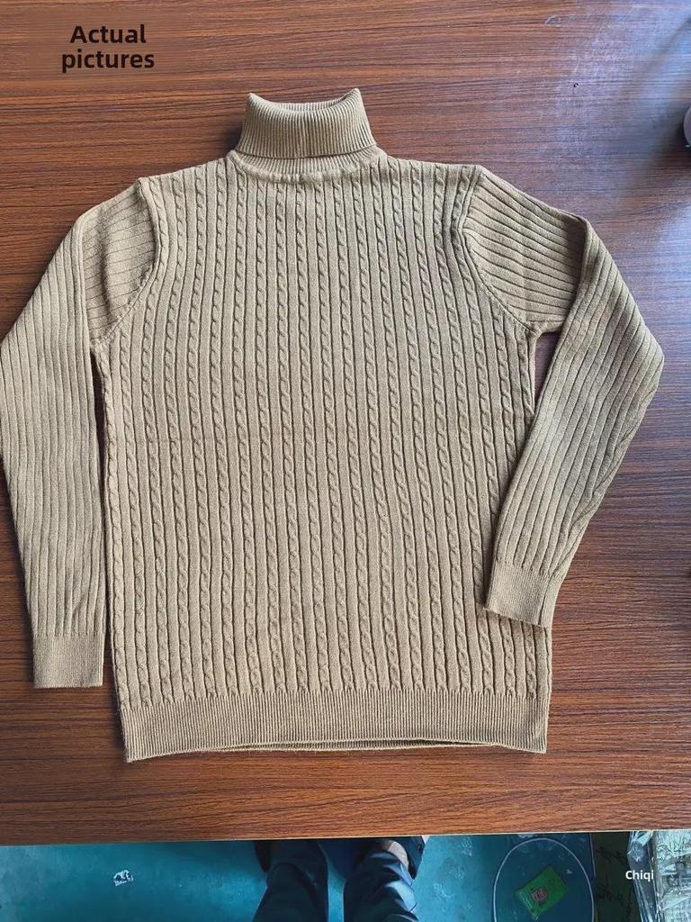 Autumn & Winter Casual Knitted Turtleneck Pullover Sweater