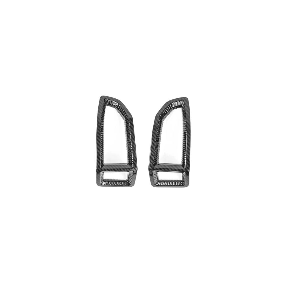 For Kia EV5 2024 2025 Car Tuning Carbon Fiber Front Both Side Vent Cover Trim Car Interior Accessories LHD