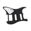 Electric Guitar Pickguard PVC Plastic Guard Scratch Board Front Plate Panel Cover Instrument Accessories 1 Layer Black