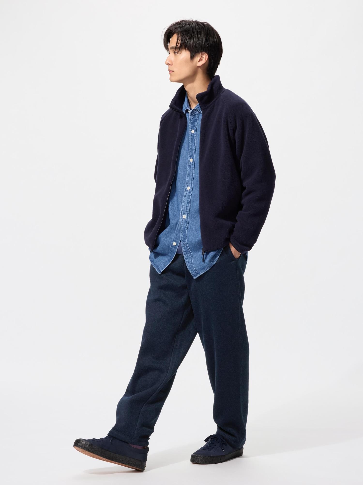 

Uniqlo Knit Fleece Easy Ankle Pants 68 BLUE/UNISEX M