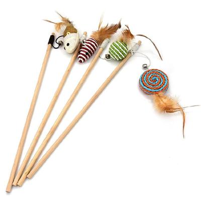 Vara de Brinquedo para Gatinhos Vara Engraçada para Gatos Vara Brinquedo para Gatos Brinquedo Interativo para Gatos Para Tédio