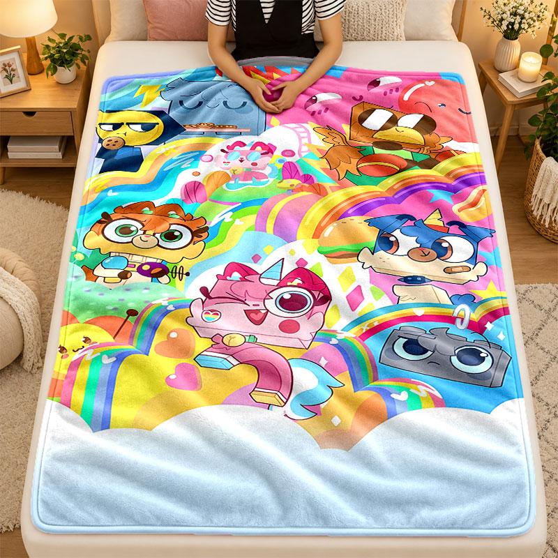 Flannel BlanketUnikitty Warm Soft Throw Blanket for Indoor Sofa Bed Living Room Use