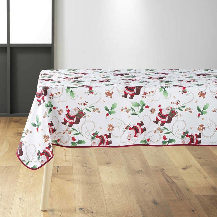 Nappe polyester Collection Pere Noel enchante