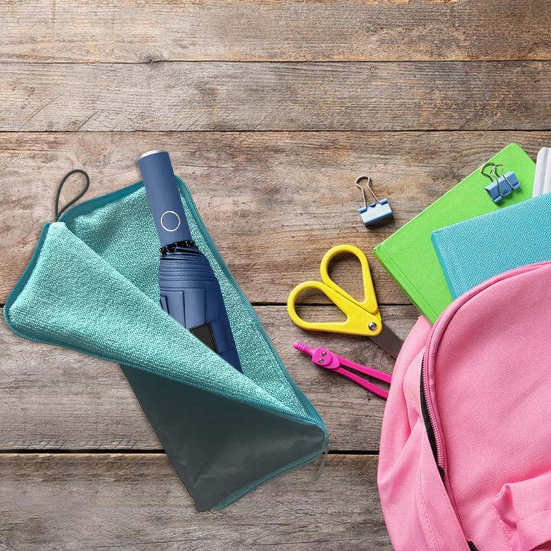 Umbrella Bag Chenille Outdoor Umbrella Storage Bag with Zipper Quick-Drying Umbrella Cover Super Absorbent Storage Bag