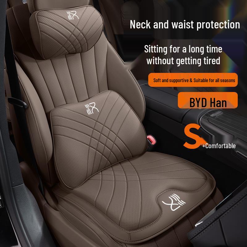 BYD Han DMI Sport Headrest Neck Pillow for EVs (2020-2025) - Universal All-Season Car Seat Protector