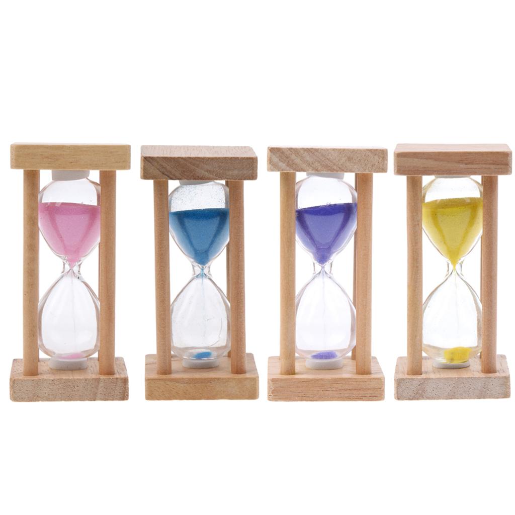5 minutes wooden frame sandglass toothbrush timer hourglass tea timer decoration