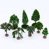 Miniature Garden Mini Simulation Landscape Tree Plastic Building Model Tree OB11 Micro Landscape Scene Production Material