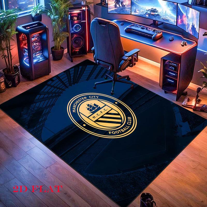 Rodri MCFC General Carpet Rug for Living Room Bedroom Home Sofa Decoration,Kids Play Nonslip Floor Mat
