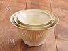 Tableware East Japanese Tableware Trapezoid Multi Bowl (SS) Chojugusa Bowl Bowl Cafe Tableware (Deep Sea)