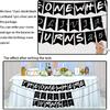 Friends Birthday Decorations, Friend TV Show Birthday Party Decorations, The One Where Turns Banner Hanging Swirl Balloon Cake Cupcake Topper for TV