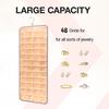 Hängender Schmuck-Organizer, Halskettenhalter, große Kapazität, Anti-Tangle-Ohrringe, Ringe, Kleiderbügel, Schmuck-Display-Rack