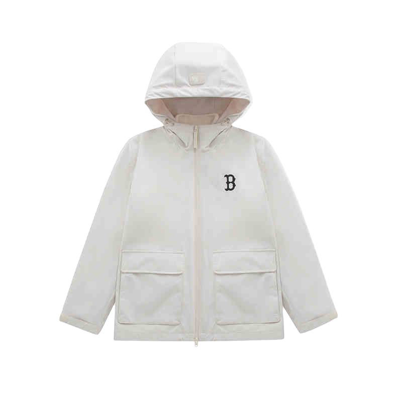 

New MLB Basic Boston Red Sox Jacket Unisex Dark Cream 3AWJB0246-43CRD S