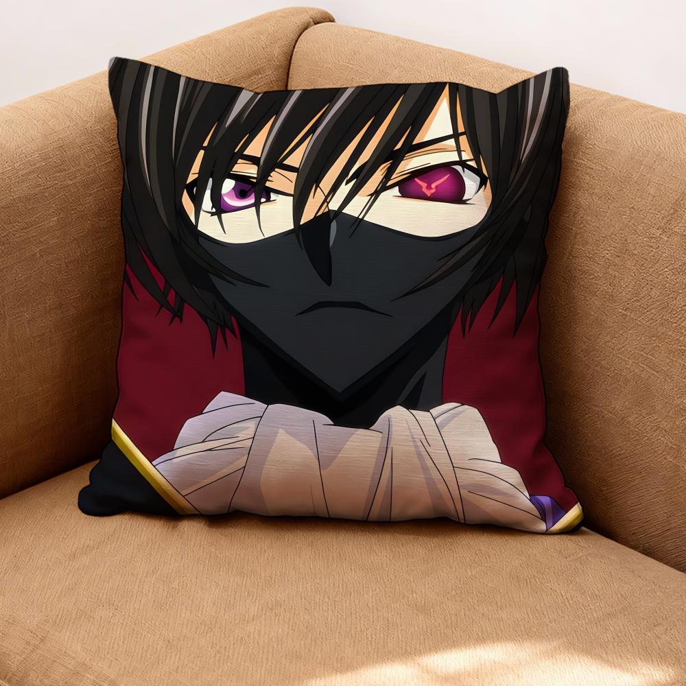 Lelouch of the Rebellion Cushion Cover Premium Comfort Reversible Pillow Cove -Two in One Design for Any Room & Car Interior
