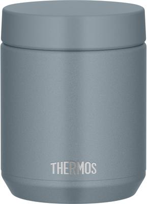 Thermos Vacuum Insulated Soup Jar 400ml Gray Green All partsKeeps Warm and Cool Round Mouth Design That Is Gentle On the Mouth Standard Model JED-400